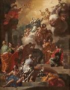 Francesco Solimena LAssomption et le Couronnement de la Vierge oil painting picture wholesale